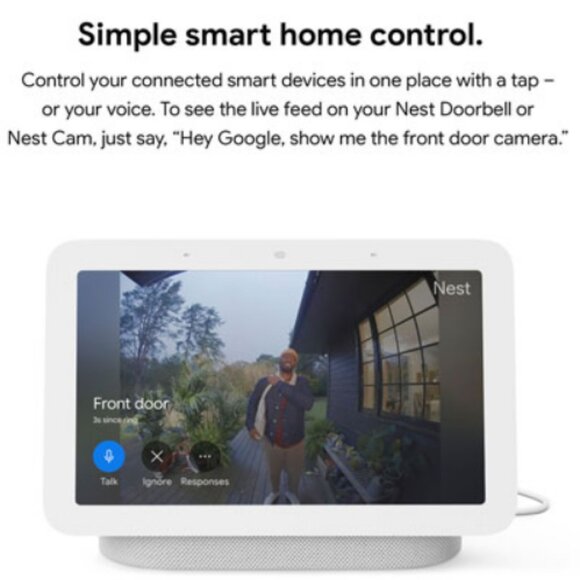 💥🇺🇸 Google Nest Hub (GA00516-US) Smart Display with Google Assistant - Chalk - Picture 10 of 16